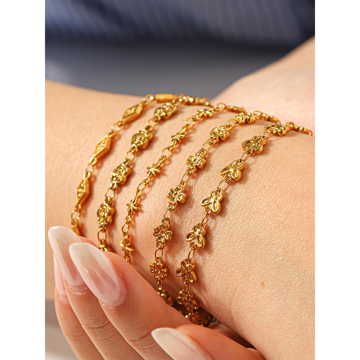 Butterfly Flower Charm Bracele - đánh giá và giá Butterfly Clasp Deployant