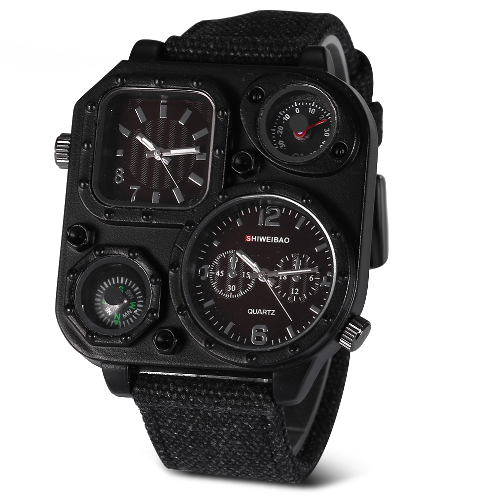 Quartz Mens Watches Top Brand  - đánh giá và giá Canvas Strap Watch