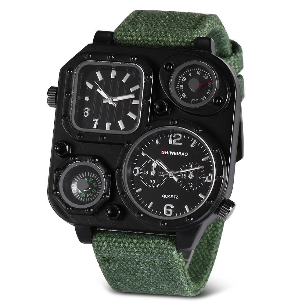 Quartz Mens Watches Top Brand  - đánh giá và giá Canvas Strap Watch