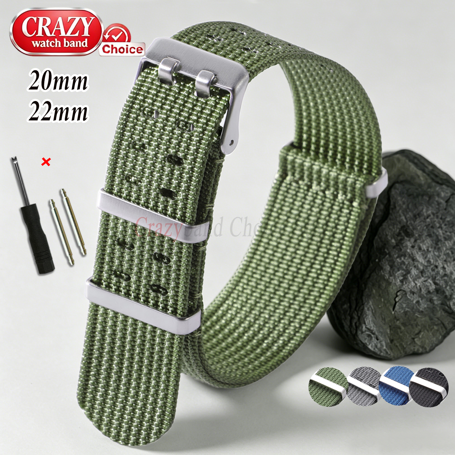 High Quality Nylon for Hamilto - đánh giá và giá Canvas Strap Watch